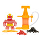 Heroes of Goo Jit Zu Hero Creator Blazagon Action Figure, Multicolor, Model 42785, 3 Unique Goo Fillings, Stretchy Toy
