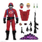 Super7 Ultimates! G.I. Joe Cobra Crimson Guard - 7'' G.I. Joe Action Figure With Accessories Classic Cartoon Collectibles And Re