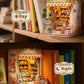 CUTEBEE Book Nook Kit - DIY Miniature House Dollhouse Kit for mature-themed and Teens  Booknook Bookshelf Decor with LED Light  Gifts for Family and Friends (The Greens Grocery)