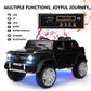 Joyldias Kids Ride On Cars, Licensed Mercedes-Benz Maybach G650S, 12V7Ah Battery Powered Toy Electric Car For Kids With 2.4Ghz Remote Control, 2 Motors, 3 Speeds, Lock, Music, Horn, Led Lights, Black