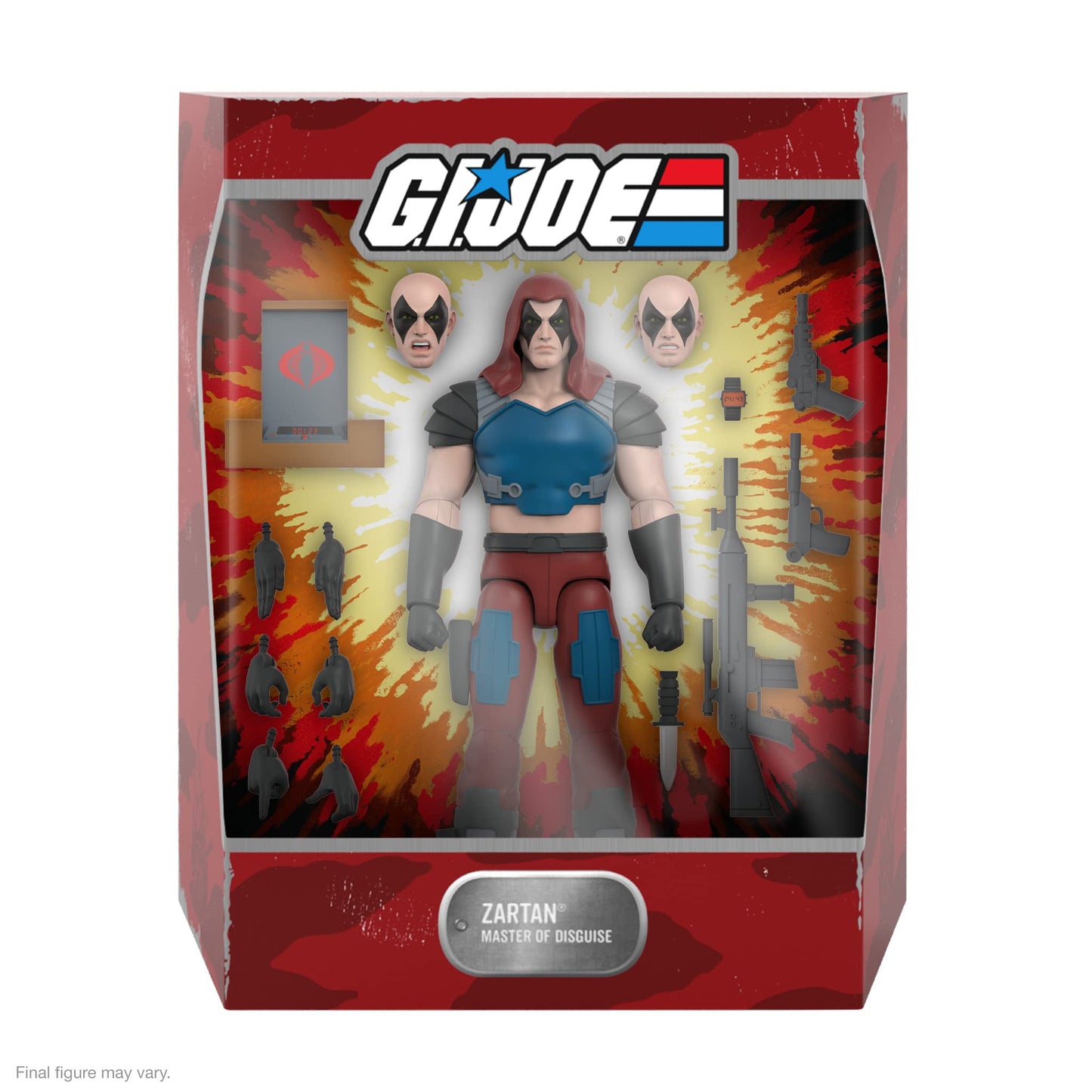 Super7 ULTIMATES! G.I. Joe Zartan 7" Action Figure - Wave 4 Classic Cartoon Collectible, Plastic Material, Model UL-GIJOW04-ZTN-01