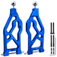 Gohobby Aluminum Front Lower Suspension Arms For Arrma Kraton 8S Blx 1/5 Scale Rc Truck (1 Pair), Replaces Ara330589 (Red)