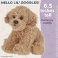 Bearington Lil' Caramel Dog Stuffed Animal - Plush Goldendoodle Toy - 6.5" Labradoodle Plush - Perfect for Kids