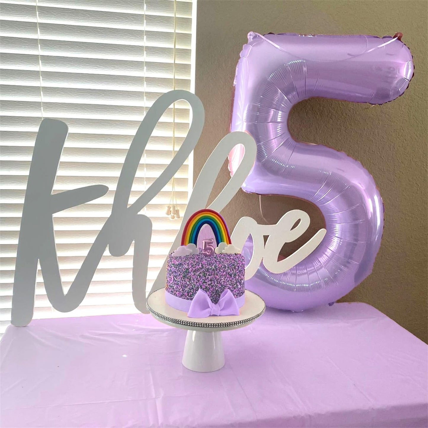 Dusty Purple 60Th Birthday Balloons For Women, 40 Inch Light Purple Foil 60 Number Balloons Self Inflating, Pastel Lilac Birthda