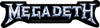 C&D Visionary Licenses Products Megadeth Silver Logo Sticker