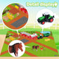 Farm Toy Set And Kids Activity Play Mat With Tractors, Animals, And Large Playmat Farm, Interactive Early Learning Toys For Toddler Boys And Girls - Great Gift For Birthday And Christmas