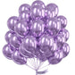 Partywoo Metallic Light Purple Balloons, 50 Pcs 12 Inch Metallic Purple Balloons, Purple Metallic Balloons For Balloon Garland Or Balloon Arch As Party Decorations, Birthday Decorations, Purple-G130