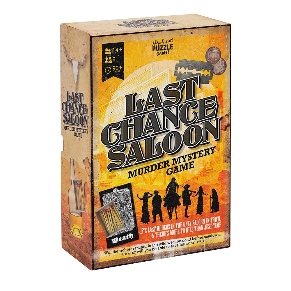 Professor PUZZLE Saloon  A Fully Scripted Murder Mystery Game