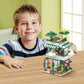 XIU City Cafe Building Block Toys (1025pcs) Mini Brick Street View Building Block Set  MOC Coffee Shop Streetscape Block Kit for mature-themeds  Creative Gifts idea for mature-themed Kids Age 8 10 12 14+