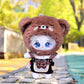 CALEMBOU Plush Doll Clothes, 4 Inches Cute Animal Series Plush Doll Clothes for 10cm Plush Doll, Kawaii Doll Clothes Accessories