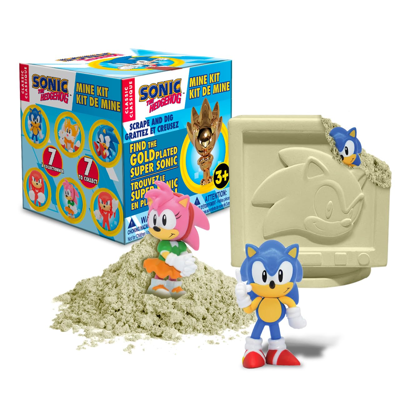 Just Toys LLC Sonic The Hedgehog Minekit - Multi Color, Plastic Model JTSC-4181