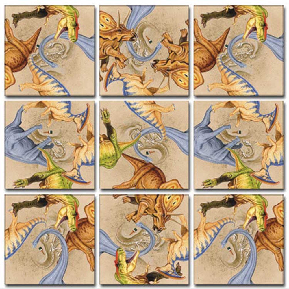Bundle Of Scramble Squares B Dazzle Brain Teaser Puzzles For Adults/Teens/Kids - 3 Puzzles Included - Frogs, Puppies And Digging