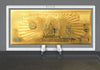 American Art Classics Gold Million Dollar Bill Commemorative - Small Steel Replica