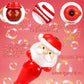 Christmas Bubble Wands Toys For Kids, Musical & Light Up Automatic Bubble Machine Outdoor Maker Blower Christmas Stocking Stuffe