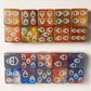 10 Pc D6 Dice 16Mm Acrylic Dice Set For Rpg Mtg Dnd Dice Table Games And Board Games (Human Skeleton Blue)