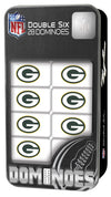 MasterPieces Game Day - NFL Green Bay Packers - 28 Piece Team Logo Double Six Domino Set