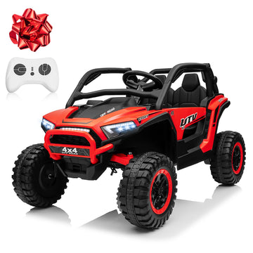 24V 2 Seater Ride On Toys, Anrli 4X4 Ride On Car Truck W/