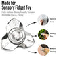 Freelove Metal Fidget Spinner, Stainless Steel Heavy, Long Spinning Toys, Cool Silent, Small Mini 2Nd Fox Figette Spiner For Adu