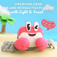 Bekilole Crawling Crab Baby Toys | Boys Gifts Interactive Fun For Tummy Time Moving Walking Running | Musical Toddler Boys Girls Birthday Gift Toys 0+ Months | Battery Not Included - Pink