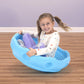 Simplay3 Two Sided Rock Around Wobble Disk And Climbing Dome For Toddlers And Kids - Rocking And Climbing - Indoor/Outdoor - Blue, Made In Usa