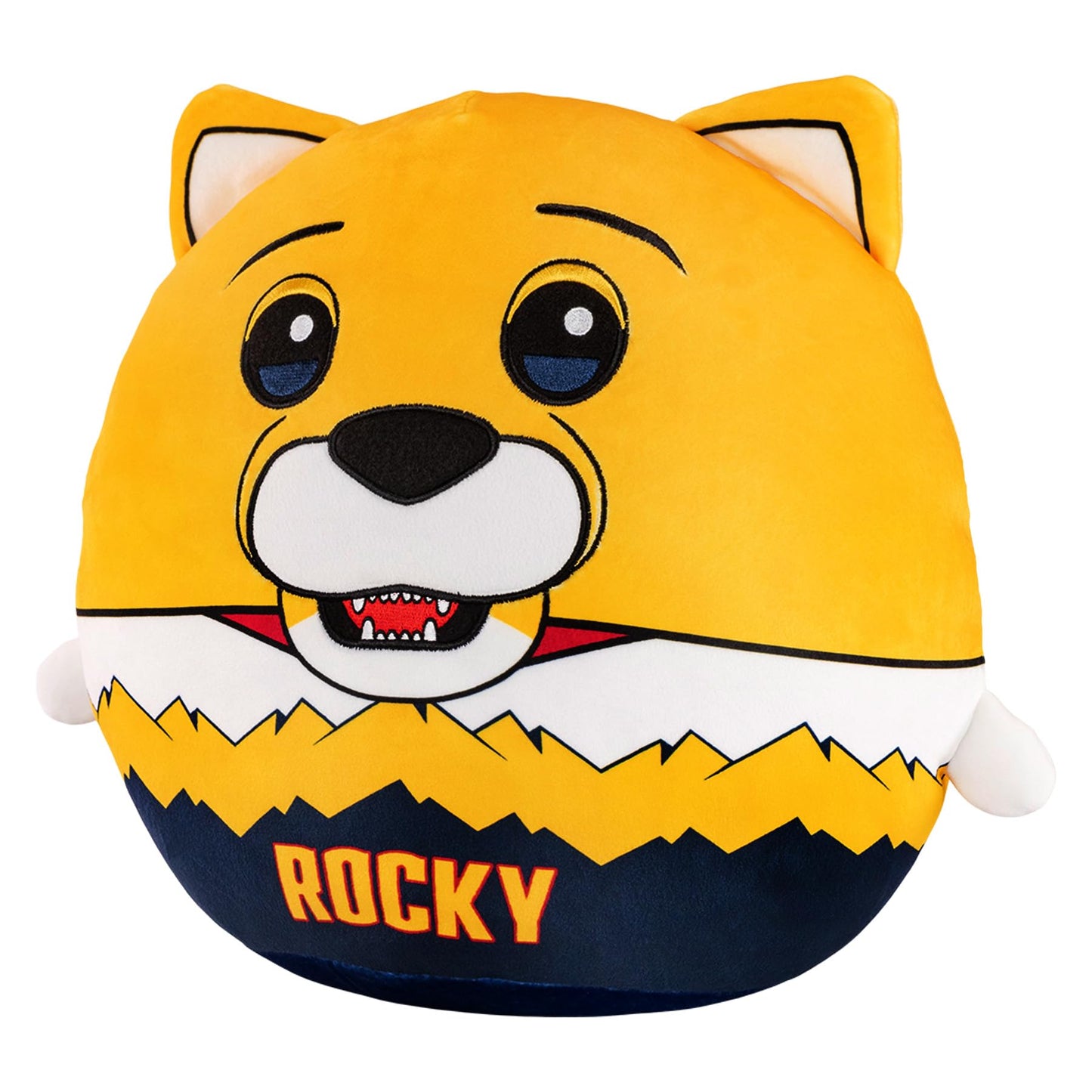 The Sleep Squad Denver Nuggets Rocky Plushie - 12" Kiri Cloud Mascot, Crystal Velboa Polyester