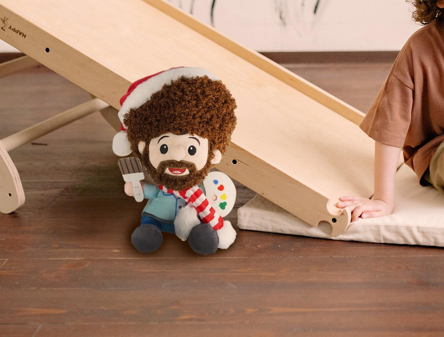 Bob Christmas In Santa Hat Plush Character Toy Officially Licensed - 10 Inches