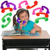 4E'S Novelty 16 Reading Phones [16 Pack] Auditory Feedback Whisper Phone Classroom Manipulative, Speech Therapy Toy Tool - Accelerates Reading Fluency & Pronunciation, Phonic Materials