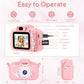 Kids Camera, 2 Lens Selfie Camera For Kids, Hd Video Kids Digital Camera For Girls, 3 4 5 6 7 8 9 Year Old Girl Christmas Birthd