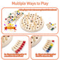 Wooden Memory Chess Matching Game: Large Family Board Games For Kids And Adults, Montessori Preschool Learning Educational Toy For Toddler 3 4 5 6 7 8+ Year Old, Birthday Gift For Boy Girl