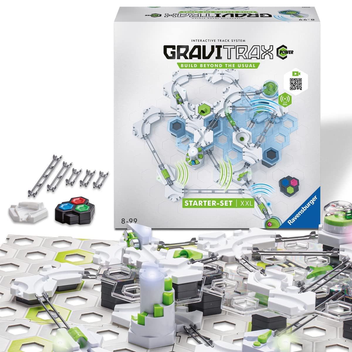 Ravensburger Gravitrax Power: Starter-Set Xxl - Immersive Marble Run | Interactive Stem Toy | Age 8 Years And Up | Magnetic Trax | Race Course Builder