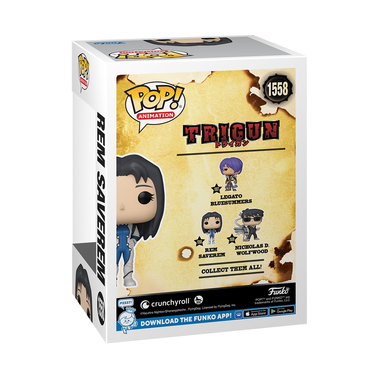 Funko Pop! Animation: Trigun - Rem Saverem - Collectable Vinyl Figure - Gift Idea - Official Merchandise - For Kids & Adults - A