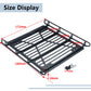 MORLORDY Stainless Steel RC Roof Rack Luggage Rack Set for 1/10 RC Crawler Car Accessories SCX10 III Upgrades JLU AXI03007 Parts