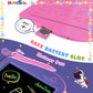 HOMESTEC Astrodraw LCD Writing Tablet for Kids, Colorful Doodle Board, Purple/Pink, Model AB0811, Ideal Birthday Gift for Ages 3-6