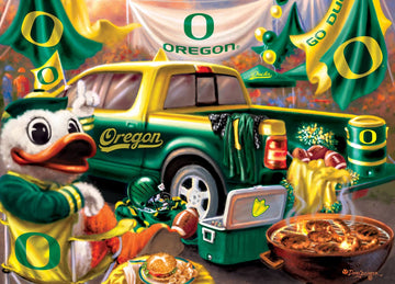 Masterpieces 1000 Piece Jigsaw Puzzle for mature-themeds - NCAA Oregon Ducks Gameday - 19.25x26.75