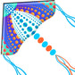 HONBO Large Kites for Adults & Kids,Easy Flyer Large Kite with Long Tails, The Beginner Kites for Kids Ages 4-8, Comes with 200f