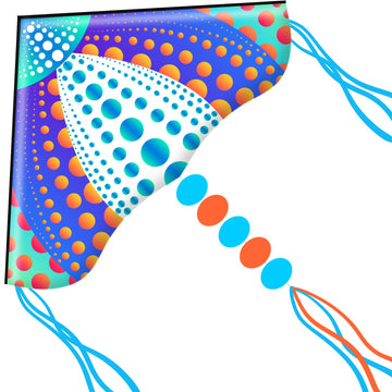 HONBO Large Kites for Adults & Kids,Easy Flyer Large Kite with Long Tails, The Beginner Kites for Kids Ages 4-8, Comes with 200f