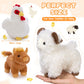 MaoGoLan 10 Pack Stuffed Farm Animals Bulk Plush Dog Cat Highland Cow Horse Sheep Pig Chicken Bunny Farm Animal Toys Set for Kids Party Favors Decorations Valentine 's Day Easter Gifts