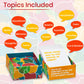 Chatterchance Kids: Conversation Card Game Gift For Family Fun Activities Or Car Travel Road Trip Games For Children - 80 Thought Provoking Question Deck Of Cards Learning Social Skills Therapy
