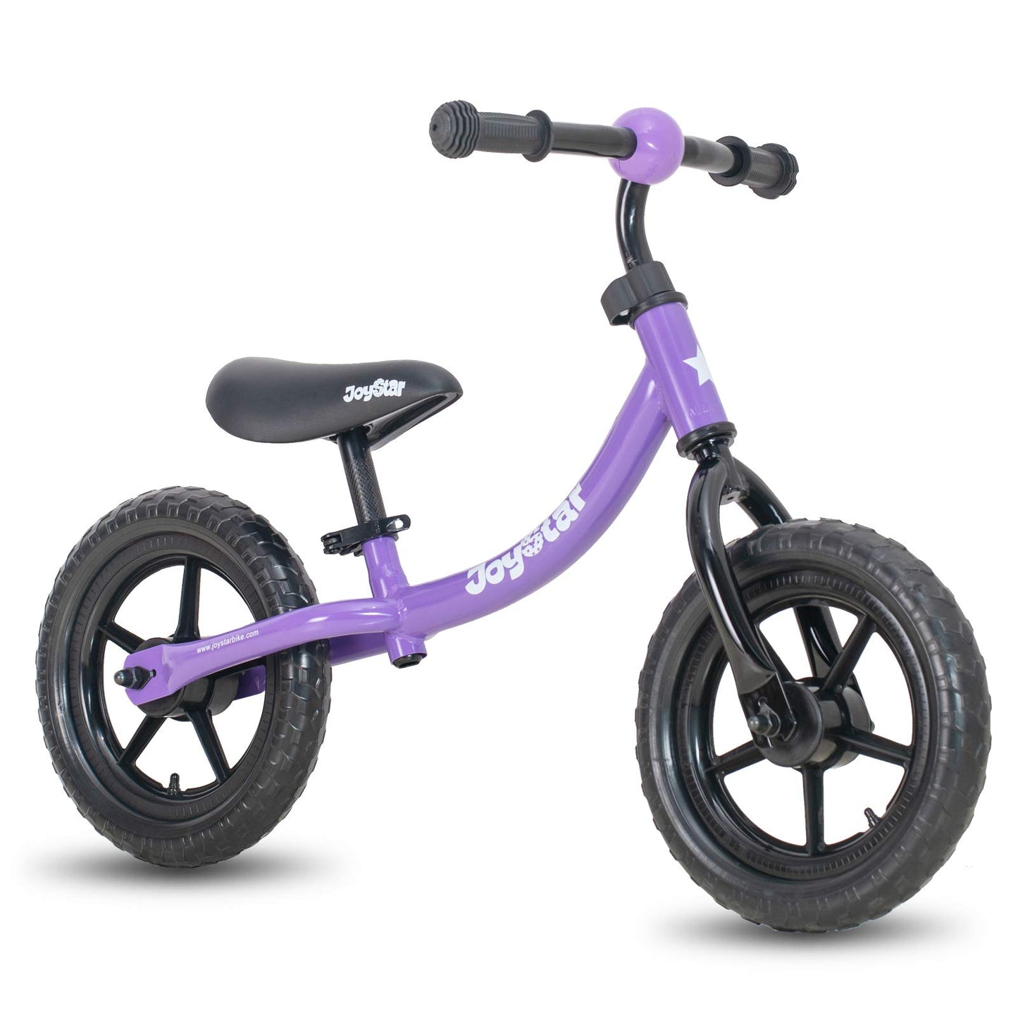 Joystar 12 Inch Balance Bike For 18Months, 2, 3, 4, And 5 Years Old Boys And Girls, Lightweight Push Bike With Adjustable Handlebar And Seat, Gift Bike For 2-5 Boys Girls