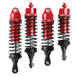 CrazyHobby RC Shocks for 1/10 Traxxas Slash Rustler VXL Stampede Hoss 4X4, Replace 5862 Big Bore Shock Set, with Springs Upgrade