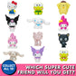 Hello Kitty And Friends Mystery Blind Box, Single - Series 1 - Collectible Sanrio Mini 2' Figure Mystery Toy - Styles May Vary - Easter Basket Stuffer Gift For Kids, Girls, Boys - 6+