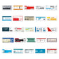 Airline Ticket Sticker Pack Of 52 Boarding Pass Stickers Air Ticket Decals For Laptops Hydro Flasks Water Bottles Luggage Helmet