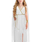 Jegermig Greek Costume Kids Toga Roman Goddess Athena Children Halloween Cosplay Grecian Dress Up Outfit Set