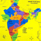Geokraft India Map States Of India Activity Puzzle Stem Toy  Educational Learning Aid For Kids 4 Years And Above