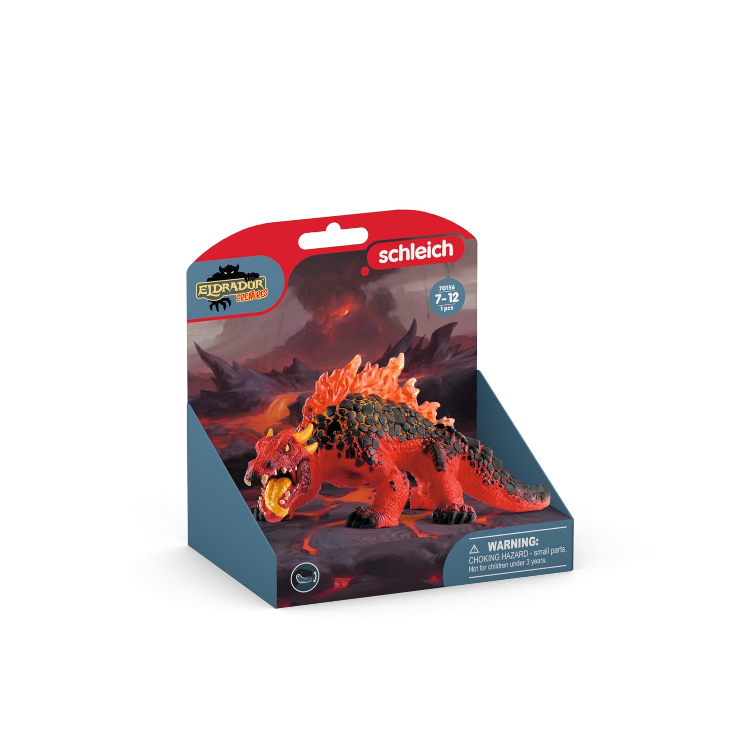 Schleich Eldrador 70156 Magma Lizard - Realistic Mythical Fantasy Monster Action Figure Toy - Highly Detailed Ferocious Lava Monster Lizard Beast - Monster Toys Gift For Boys And Girls, Kids Ages 7+