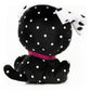 Gund P.Lushes Designer Fashion Pets Dottie Woofington Premium Dog Stuffed Animal Soft Plush With Glitter Sparkle, Black And Whit