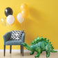 Jet Creations Inflatable Stegosaurus Toy - 20" Tall, 46" Long, Emerald Green, PVC, Jurassic Theme Garden Decor