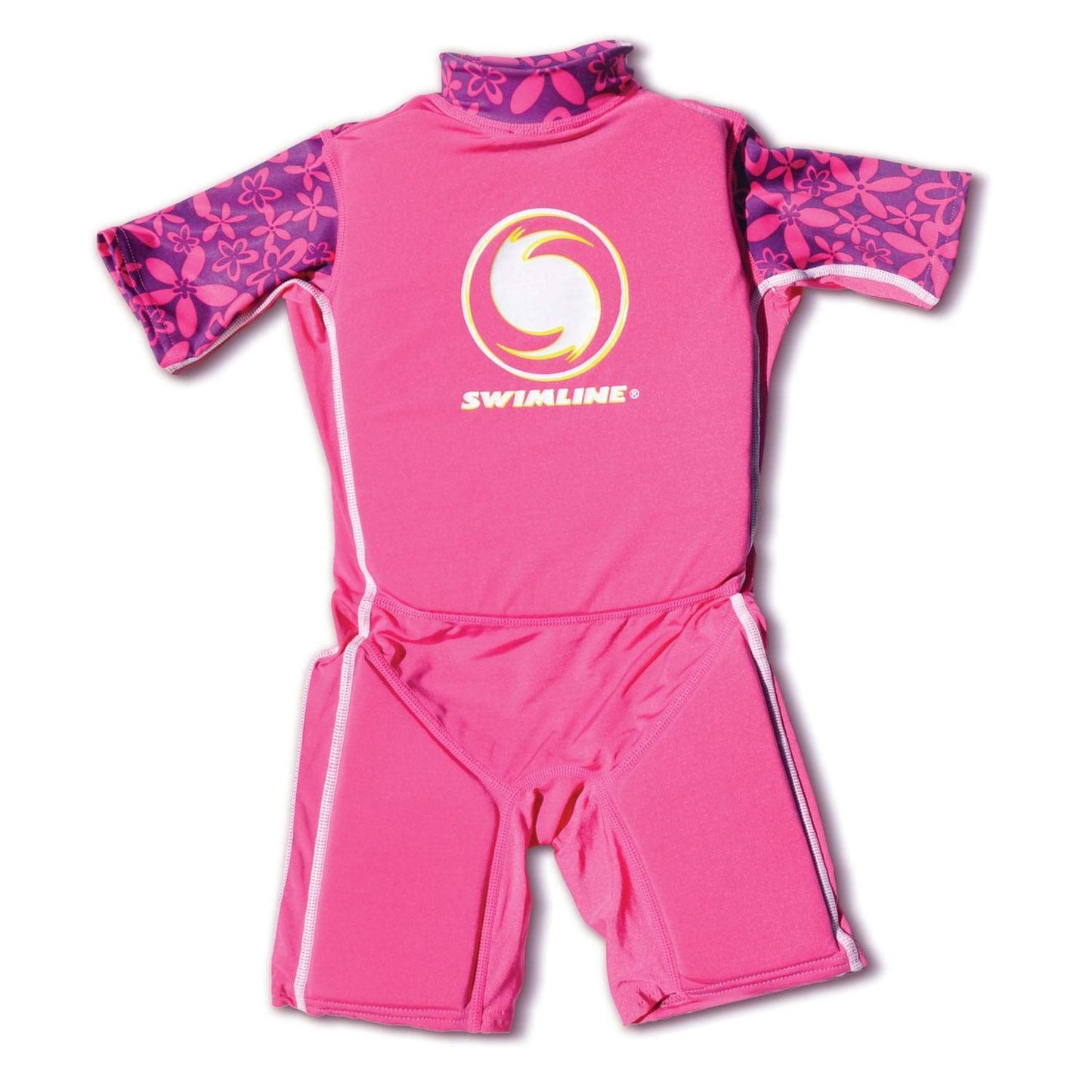 Swimline Pink Swim Trainer Vest for Kids 40-55 lbs, Comfortable Zip Up Foam Life Jacket, Large, Multi, Model 9894G