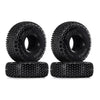 INJORA 1.0 Tires - S5 60 * 20mm XHX Pin Tire for SCX24 FCX24 1/18 1/24 RC Crawler Upgrade