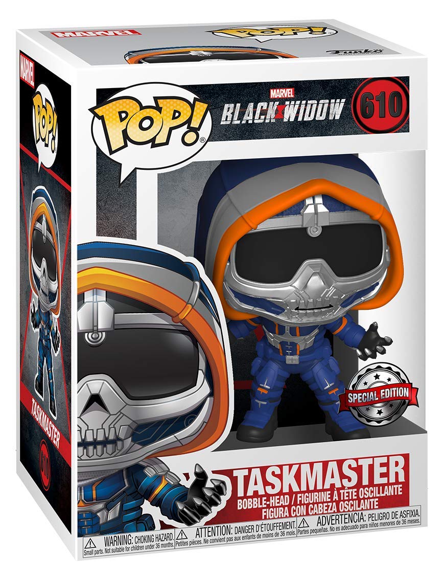 Pop Funko Marvel Black Widow Taskmaster (Special Edition) #610 150G, Multi Coloured,Fun46688